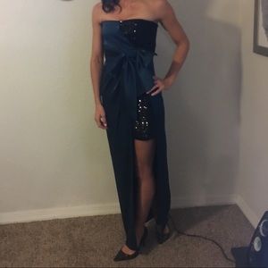 Addian Mattox Pacific Blue dress